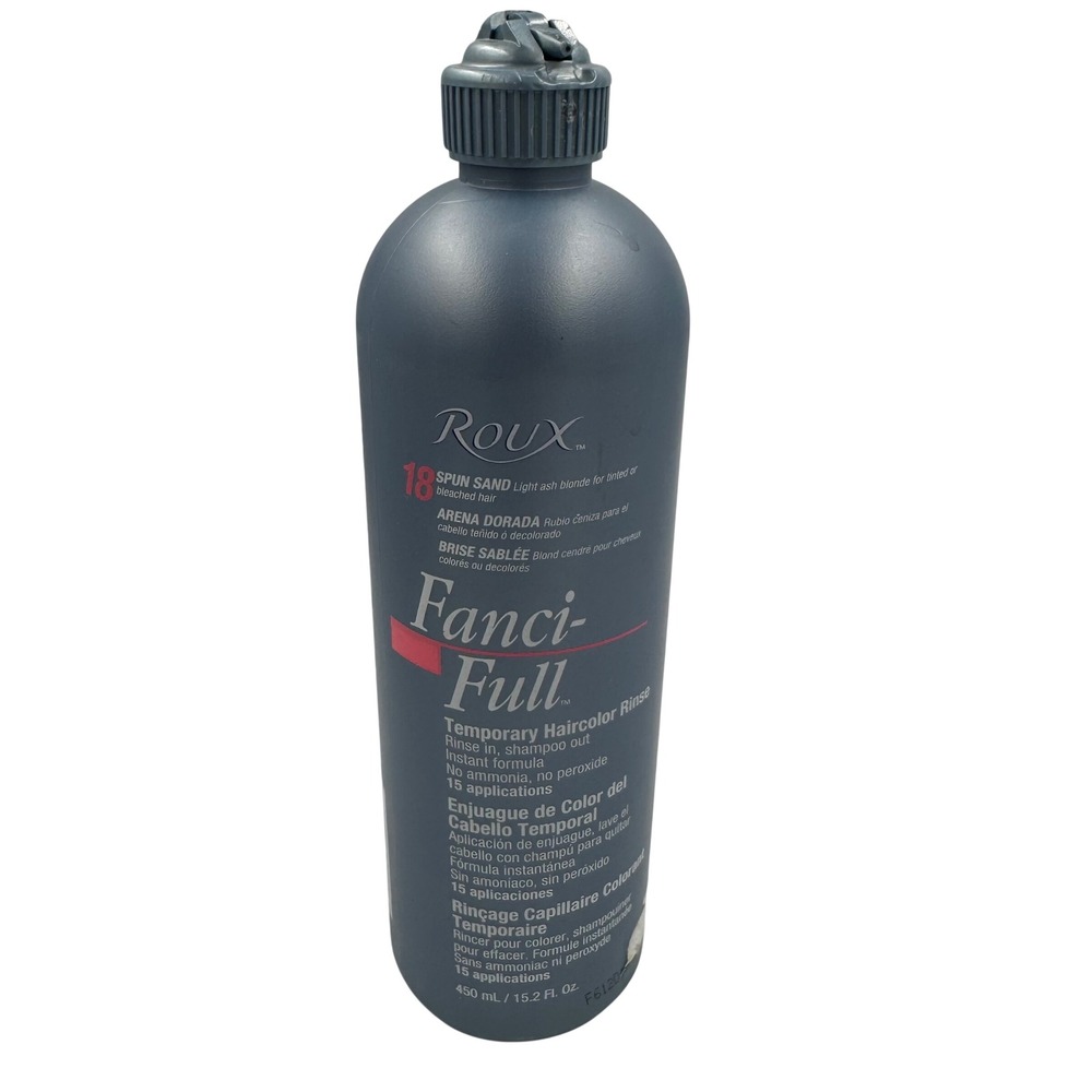 Roux Fanci-Full Temporary Haircolor Rinse Unisex 15.2oz 18 Spun Sand